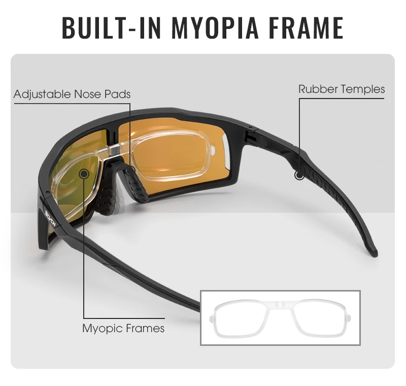 Photochrome Radfahren Gläser Outdoor Sport Polarisierte Fahrrad Sonnenbrille Männer MTB Radfahren Sonnenbrille Frauen Straße Fahrrad Brille – Detail 16