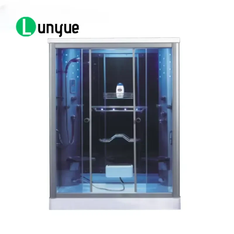 Modular Steam Shower Room Prefabricated Bathroom Cabin Full Suite Enclosure for Home Bath Spa Easy Install Waterproof Durable