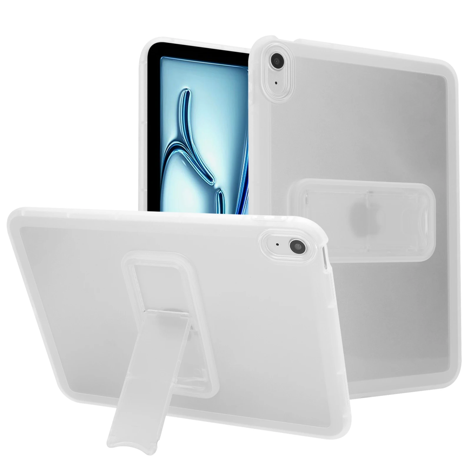 Protective Back Cover Case with Bracket Stand for iPad Pro Air 5 6 7 8 9th 10th Generation 2025 Funda for 10.2 10.9 11 inch Mini