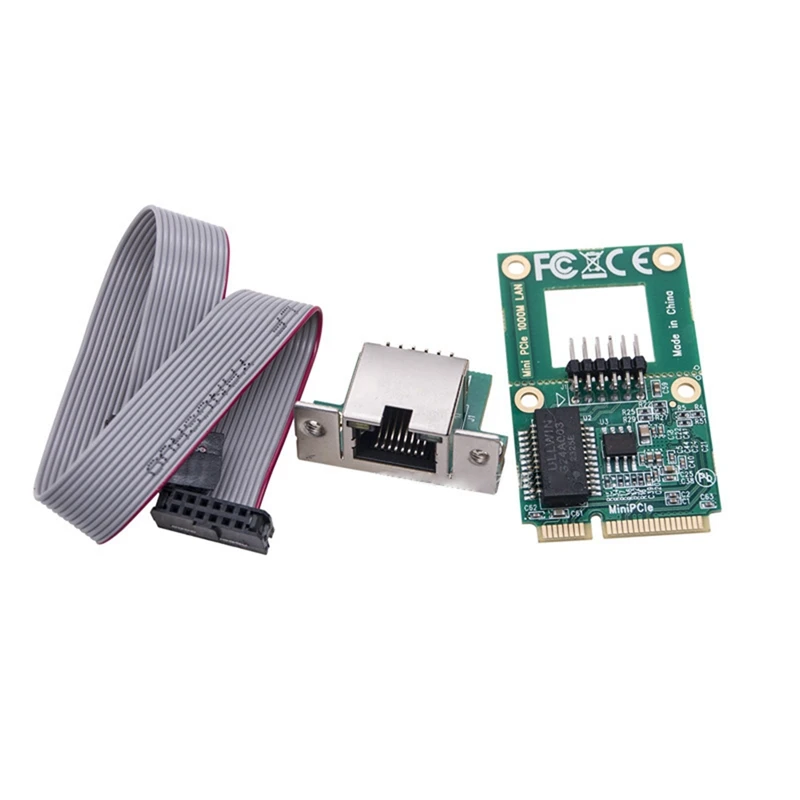 Mini PCIE Gigabit Network Card Gigabit Ethernet Network Card RJ45 Network Adapter I210AT Chip Ethernet Adapter