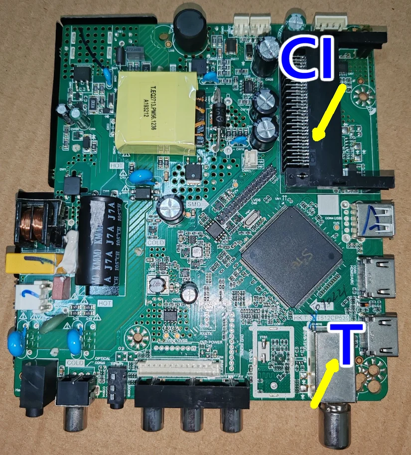 HK.T.S2T512CP539 Three in one TV motherboard 4 specifications, check the pictures