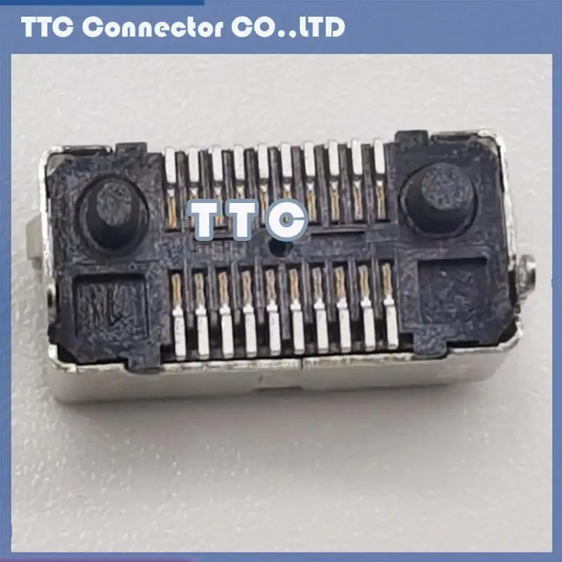 5 قطعة/الوحدة LSHM-110-02-5-L-DV-A-S-K-TR 0.5 مللي متر 20PIN 2-بنك مطلية بالذهب موصل جديد