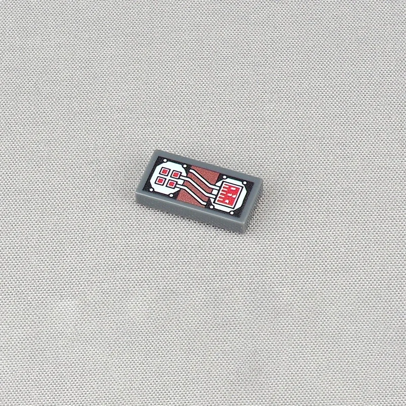 

Конструктор MOC, 10 деталей, кирпичики с принтом 3069, схема электрического цепи, строительные блоки 3069pb, электрическая декоративная плата, игрушка-конструктор для детей, подарок