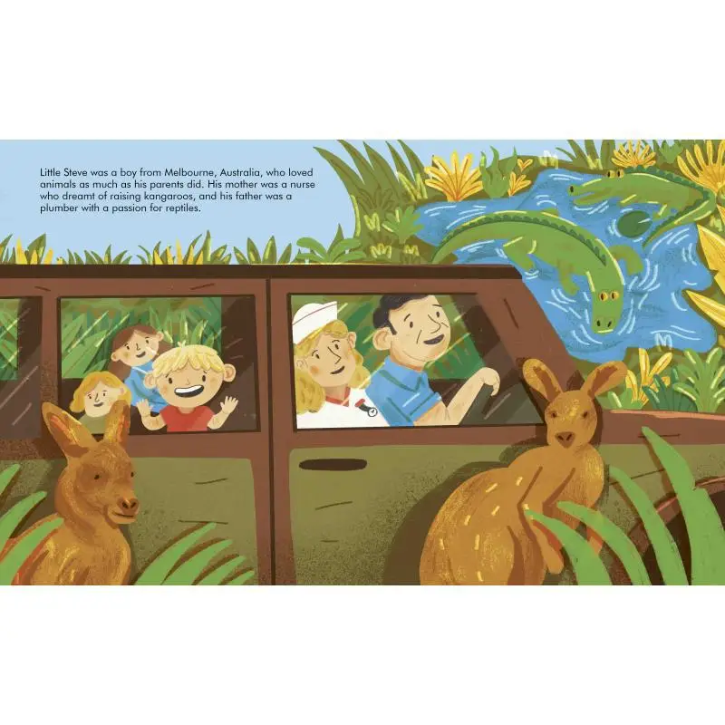 Little People Big DreamsSteve Irwin Maria Isabel Sanchez Vegara Sonny Ross Frances Lincoln Publishers 9780711285613 Book