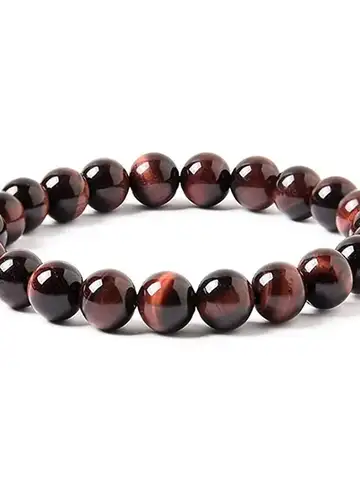 Obsidian Bracelet for Men and Women Couple Student Personalized Hand Jewelry Beads Tiger Eye Volcanic Stone Bracelet