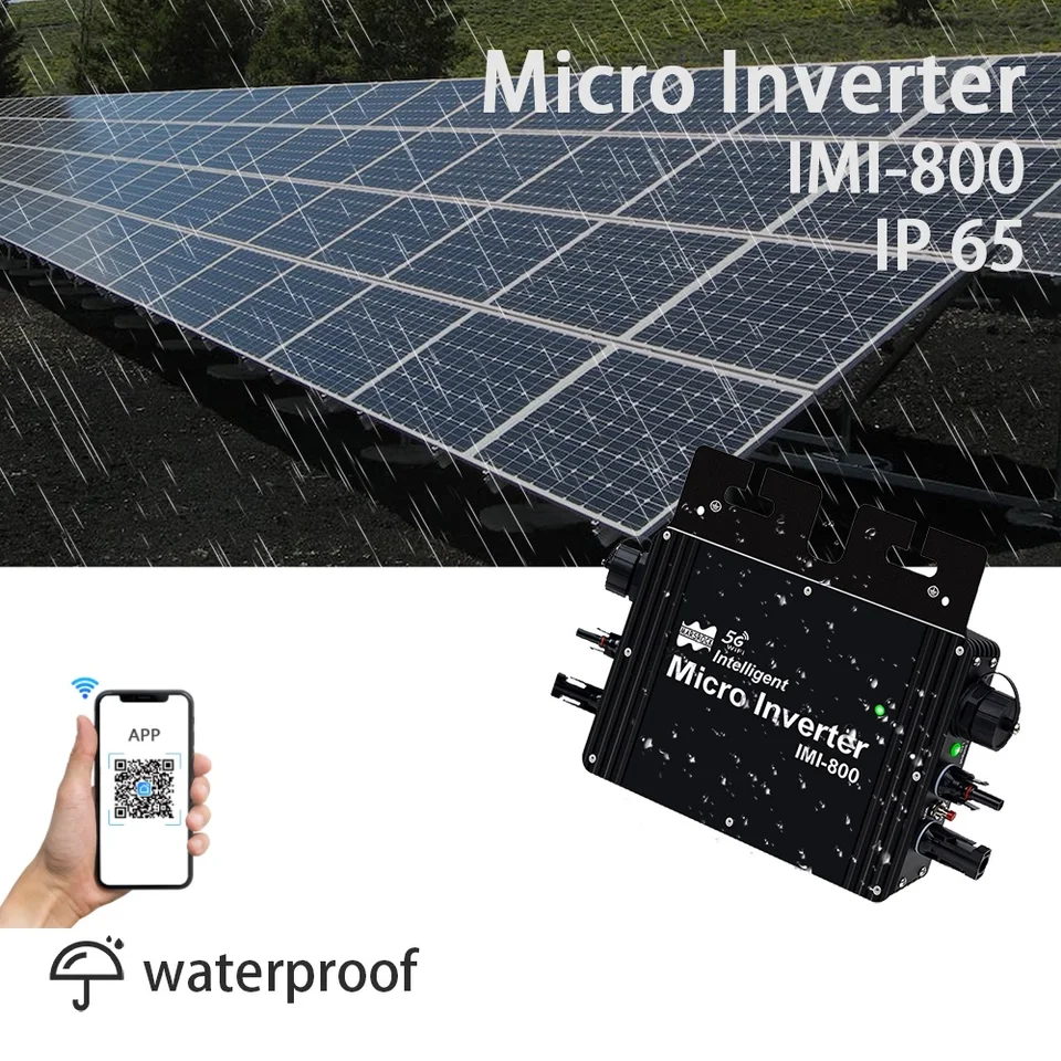 800W マイクロインバーター 太陽光発電 20-50VDC