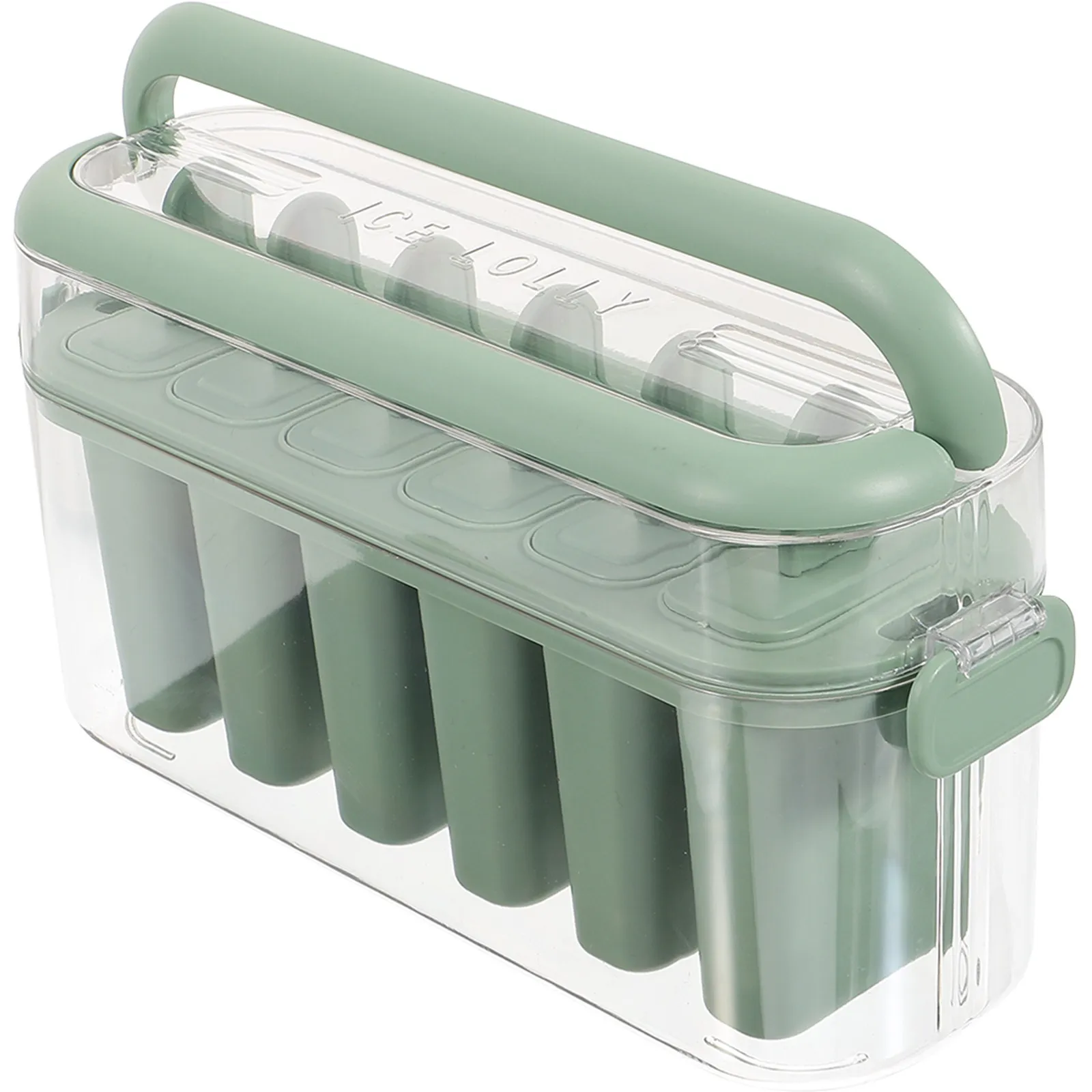 Silicone Ice Lollipops Mold Portable Design Reusable Safe Material Homemade Ice Cream Molds for Summer