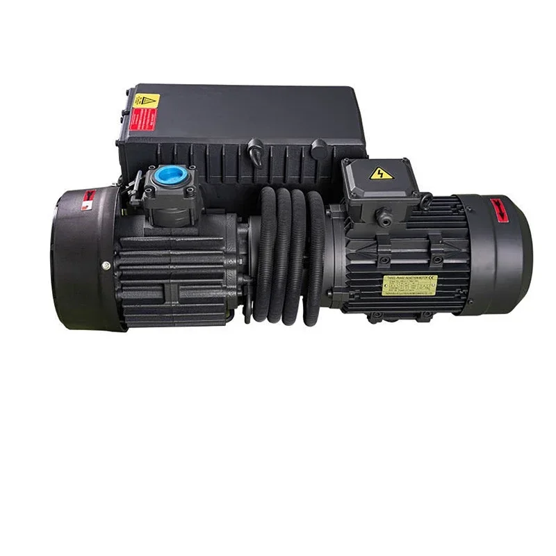 1pc Rotary Vane Vacuum Pump Large Flow Packaging Machine Evacuation Air Pump Defoaming  Industrial Vacuum Pump