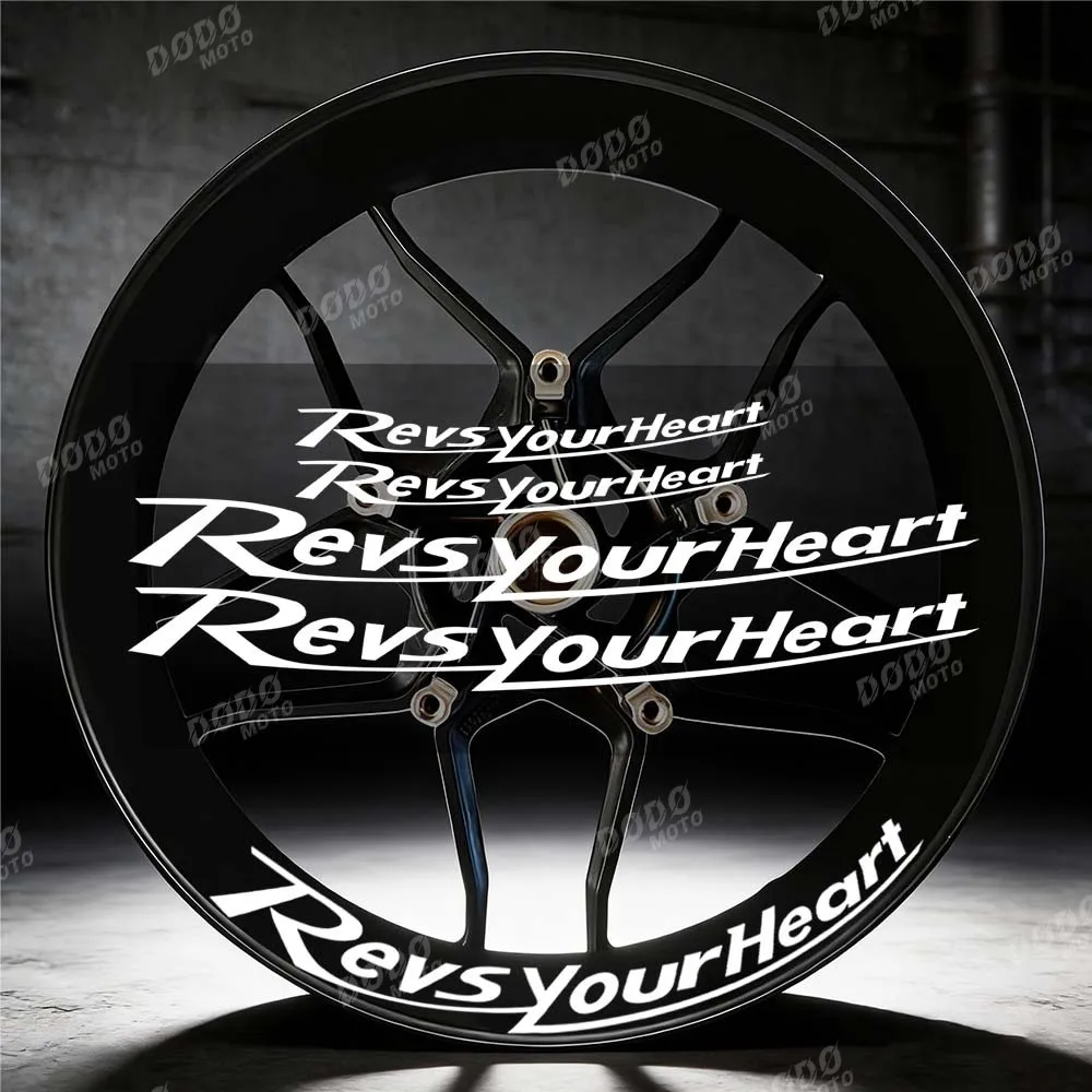 

Светоотражающие наклейки на колеса мотоцикла, водонепроницаемые, для внутреннего кольца шины, с надписями, для MT 07, MT 09, YZF R6, R3, R125, FZ6, R1, XJ6, YZF R15, FZ