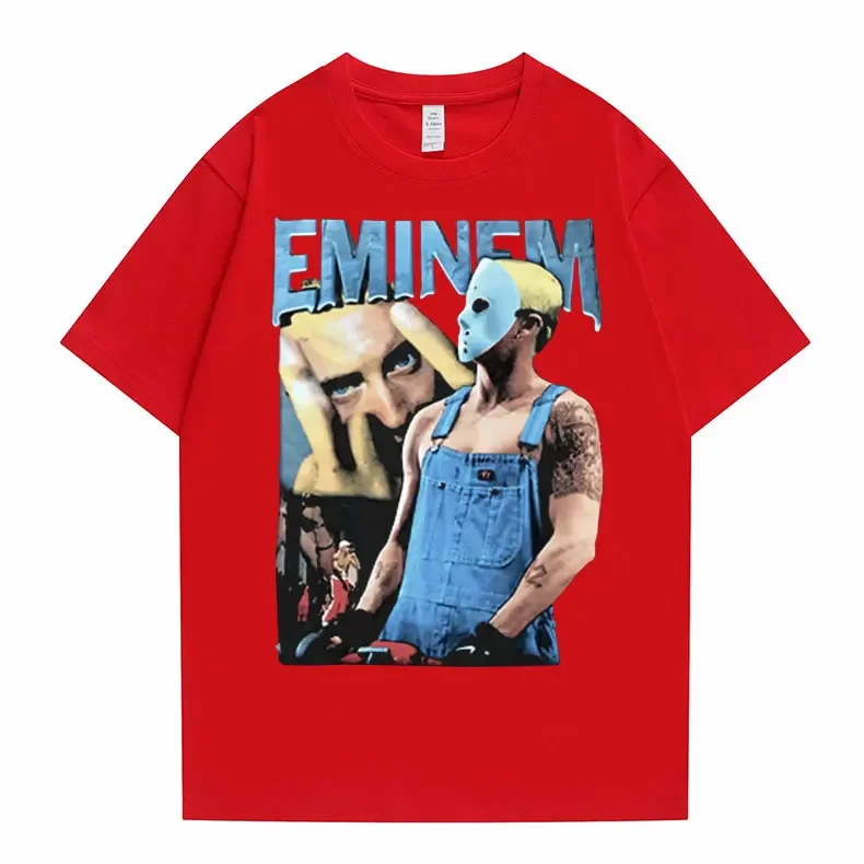 Rapper Slim Shady Eminem Anger Management Tour Graphic T Shirt Short Sleeve Men Hip Hop Casual Tee Tops Unisex Fashion T-shirt