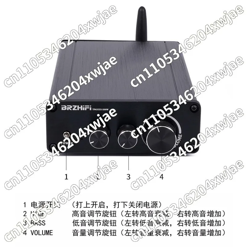 

HiFi Bluetooth 5.4 Amplifier Board TPA3255, 300W+300W Digital Power Amp for Speaker System