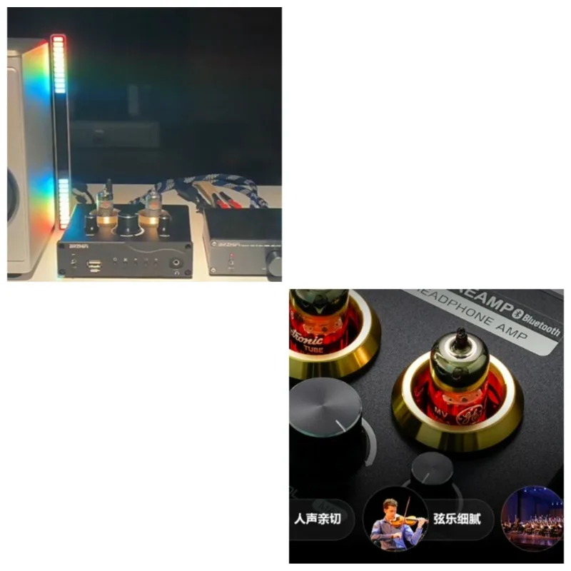 Suitable for 65U enthusiast-grade vacuum tube, pre-bile U disk TF card lossless player, pre-audio amplifier ear amplifier