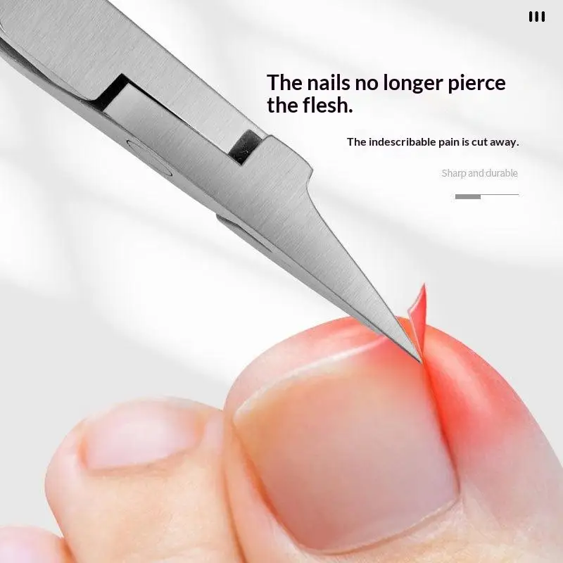 [TW] 1 Stuks Rechte Blade Teennagelknipper Voor Trimmen Dikke Ingegroeide Teennagels Strass Remover Manicure Tool