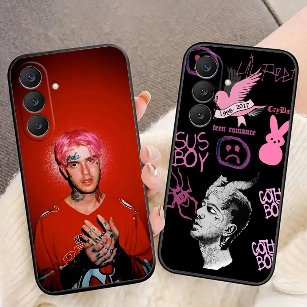 Rapper Cry Boy Lil P-Peep Phone Case For Samsung Galaxy S26 S25 S24 S23 S22 S21 S20 FE Ultra Plus Silicone Funda Shell Cover