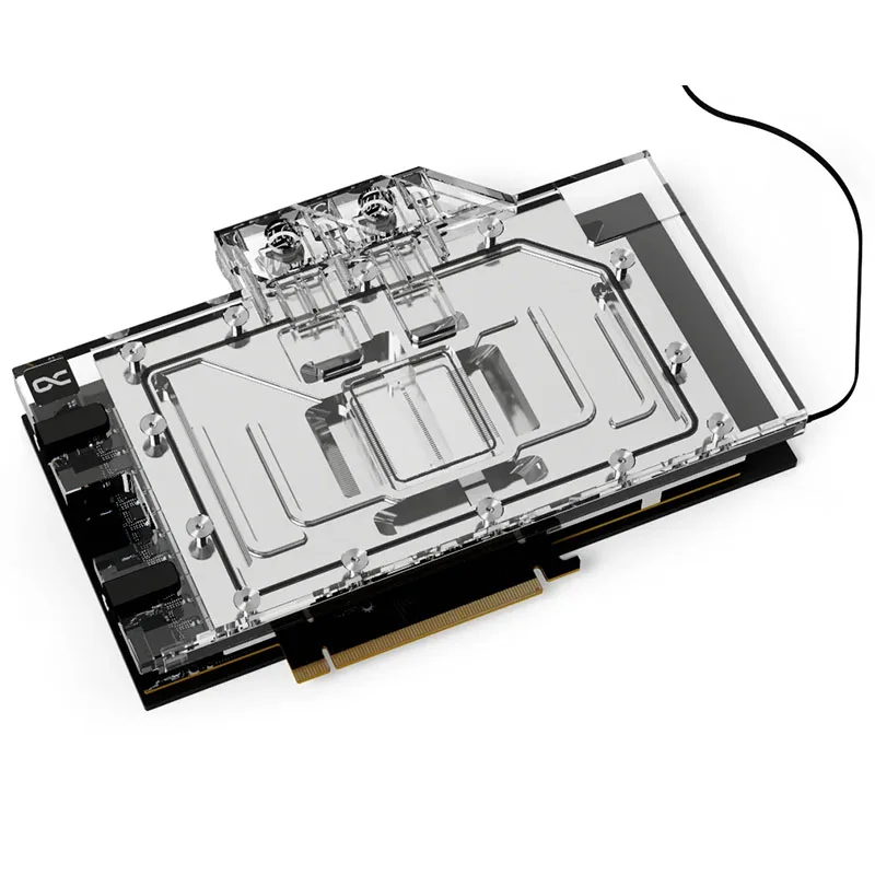 Imagem -03 - Alphecool Eisblock Aurora Water Block Serve para Asus Tuf Gaming Geforce Rtx 4070 ti Super Placa Gráfica com Placa Traseira