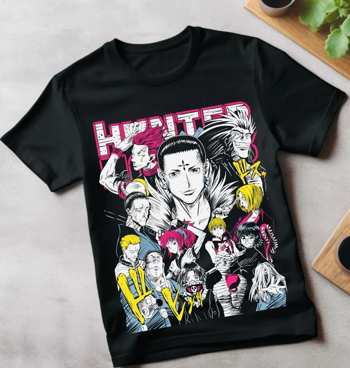 Chrollo Lucilfer T-shirt Hunter X Hunter HXH Anime Graphic Tee All Size