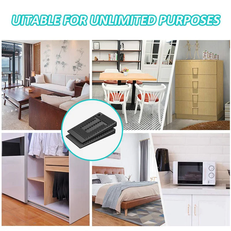 Abwp-cuços de plástico para nivelamento-frasco de 144 peças, cunhas de mesa fortes e duráveis, niveladores diy para móveis, mesa, cadeira