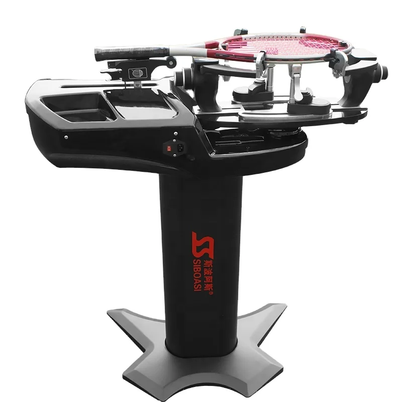 In Stock 110-220V English Language Constant Pull Tension Badminton Racket Stringing Machine