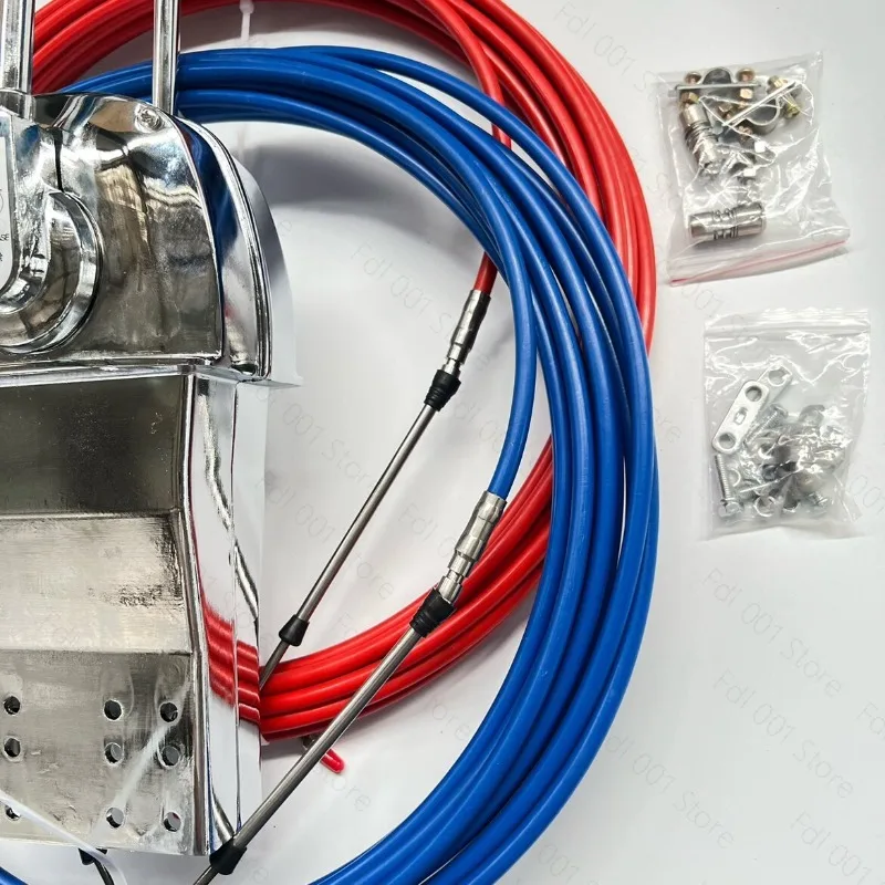 Marine throttle head Japanese double handle throttle controller Marine cable manipulator, gear flexible shaft Marine throttle