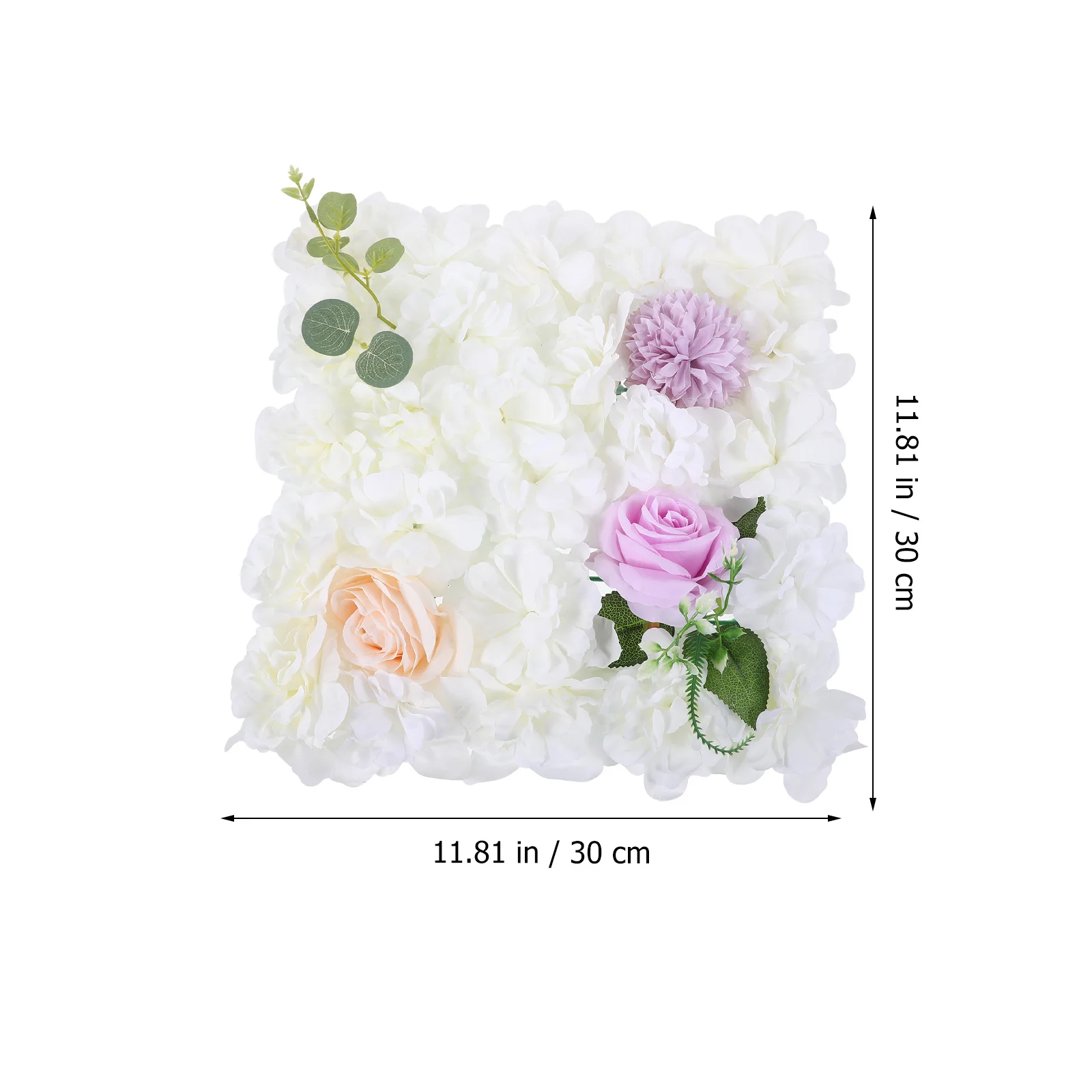 

Faux Flower Wall Panel Decorative Wedding Backdrop Realistic Roses Long Lasting Beauty Indoor Outdoor Events