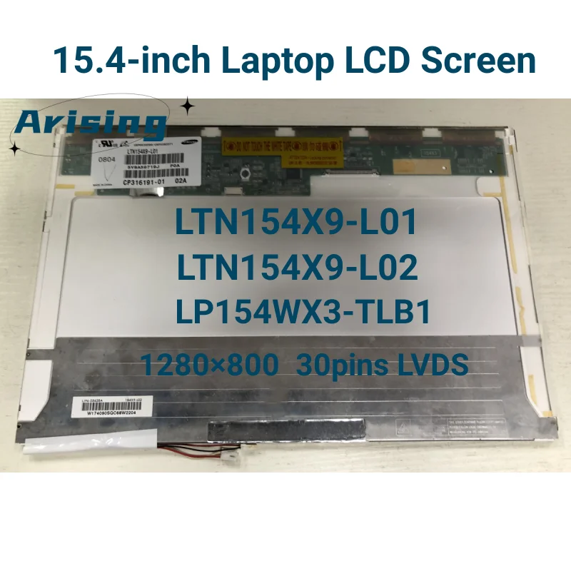 15.4-inch Laptop LCD Screen LTN154X9-L01 L02 LP154WX3-TLB1 For SONY FS25C FS28C FS38C FS36C FS48C FS960 LCD Panel