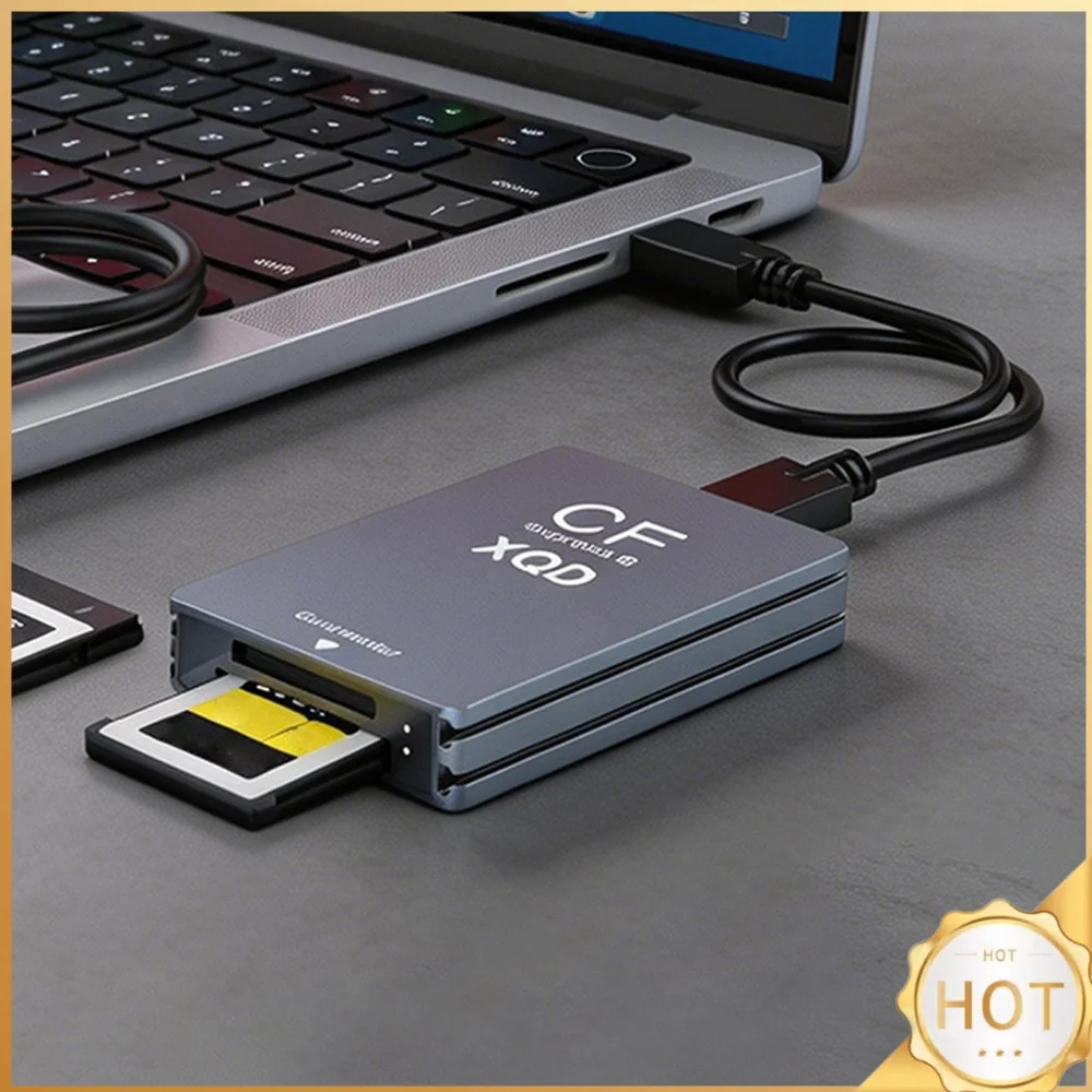 10gbps-cfexpress-xqd-sdカードリーダー、usb-c-to-usb-a-c-cf-expressカードアダプター付き、プロの映画制作者、コンテンツクリエイター向け