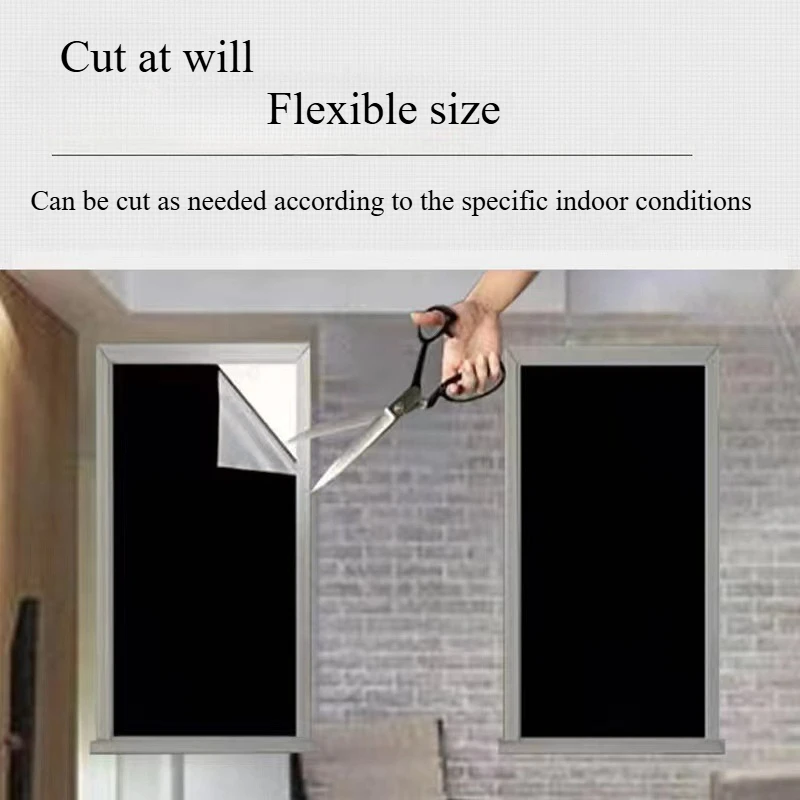 

Adjustable Travel Fully Blackout Portable Sticky Velcro Patch Curtains for Living Room Bedroom Window Cover Thermal Insulated