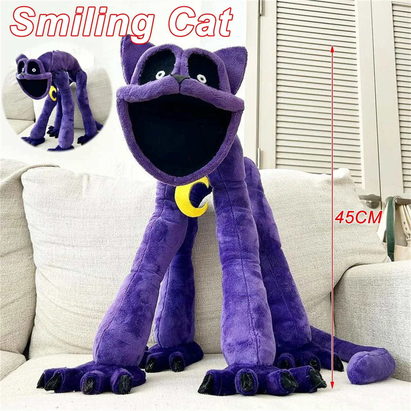 45/30CM Smiling Critters Plush Toy Dolls Cute Cartoon Stuffed Soft Toy Birthday Christmas Gift For Children