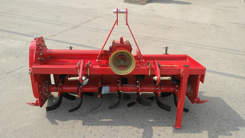 TL-140 Rotavator 3 Point PTO Mounted Rotary Tiller  with Gear 1400mm Tilling Width Side Chain Transmission CE Proved