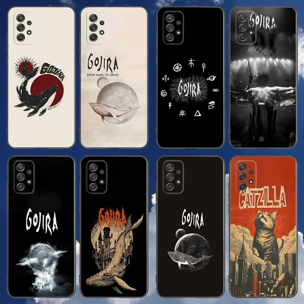 

Band G-GojiraS Mea Culpa Phone Case For Samsung Galaxy A 91,80,73,72,71,53,52,51,22,5G Shockproof Soft Black Cover