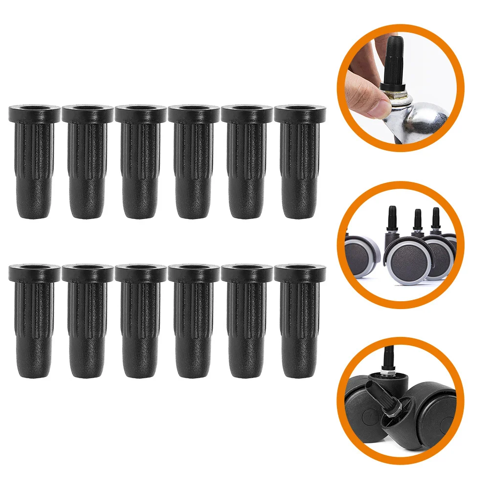

12Pcs Chair Wheel Stopper Protector Chair Glide Covers Durable Protective Case for Office Home School Use Wheel Stopper Cover