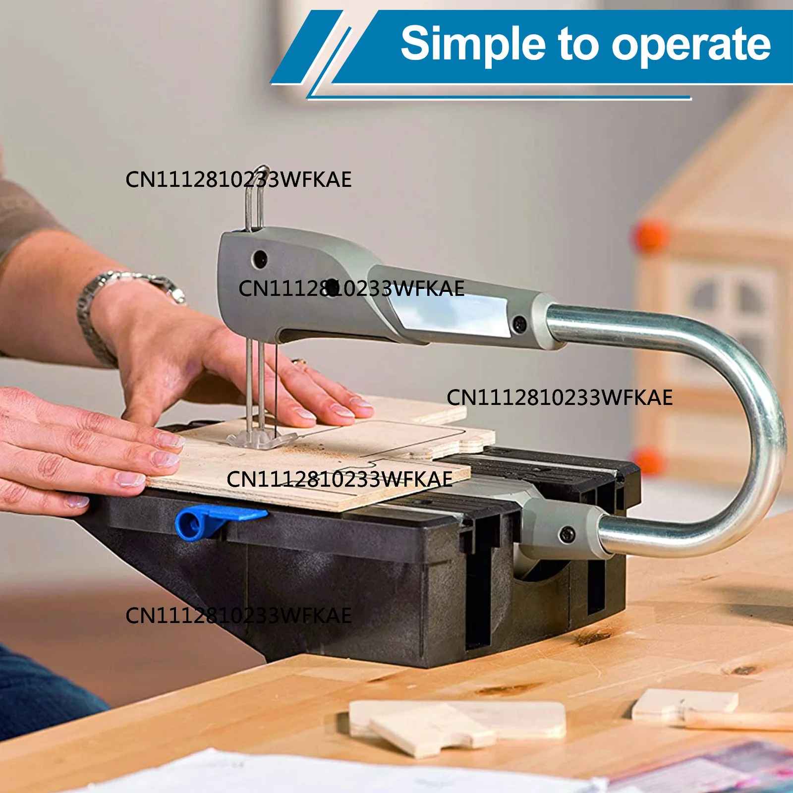 2pcs 6-1/2 Inch Coping Saw Blades 24TPI High Carbon Steel Saw Blades Pin End Cutting Saw Blades for Cutting Wood Plastic Metal