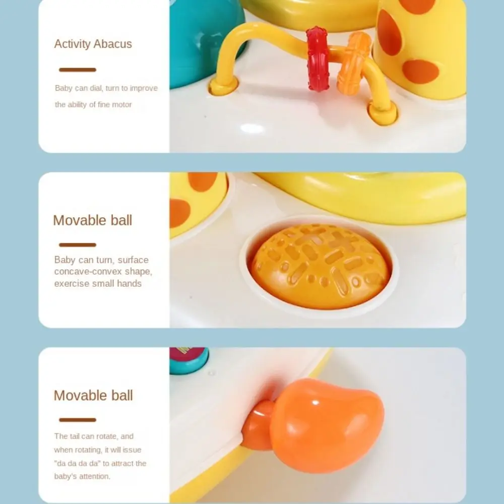 Elk Telephone Car with Wheels Whack-a-Mole Emulated Telephone Toys Multi-function Music Sound Light Simulation Landline Phone