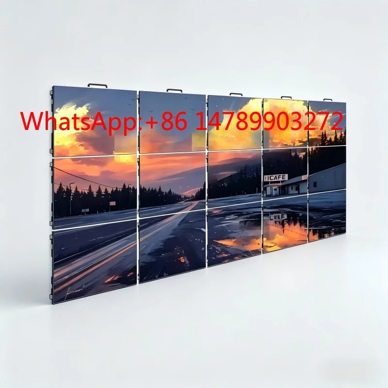 

IP65 Waterproof P2.6 Full Color LED Wall Panel 4500CD 1080P 3840Hz High Refresh Outdoor Rental Display Screen