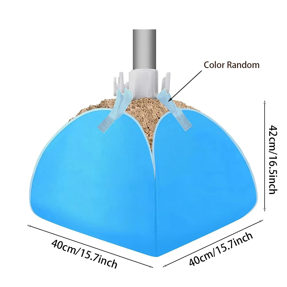 1pcs Beach Umbrella Sandbag Base Outdoor Sun Umbrella Courtyard Sun Umbrella Base Fixed Sandbag Anti Collapse Sandbag