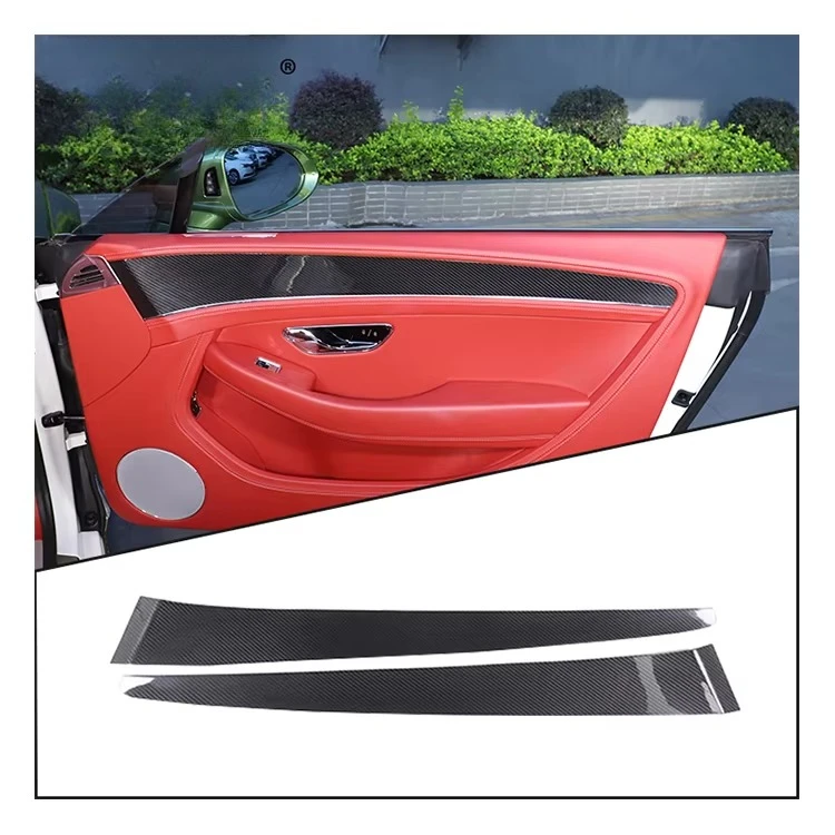 

2020 2024 GT Door Panel Cover Trim Protects True Carbon Fiber Trim for Automotive Interior Accessories