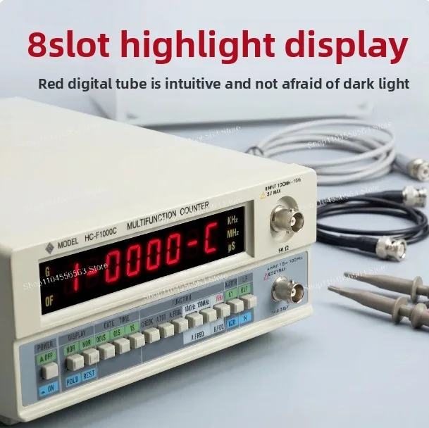 2.7G Frequency Meter HC-2700L Frequency Crstal Oscillator signal counter Test 8 Led display Power supply Automatic range tester