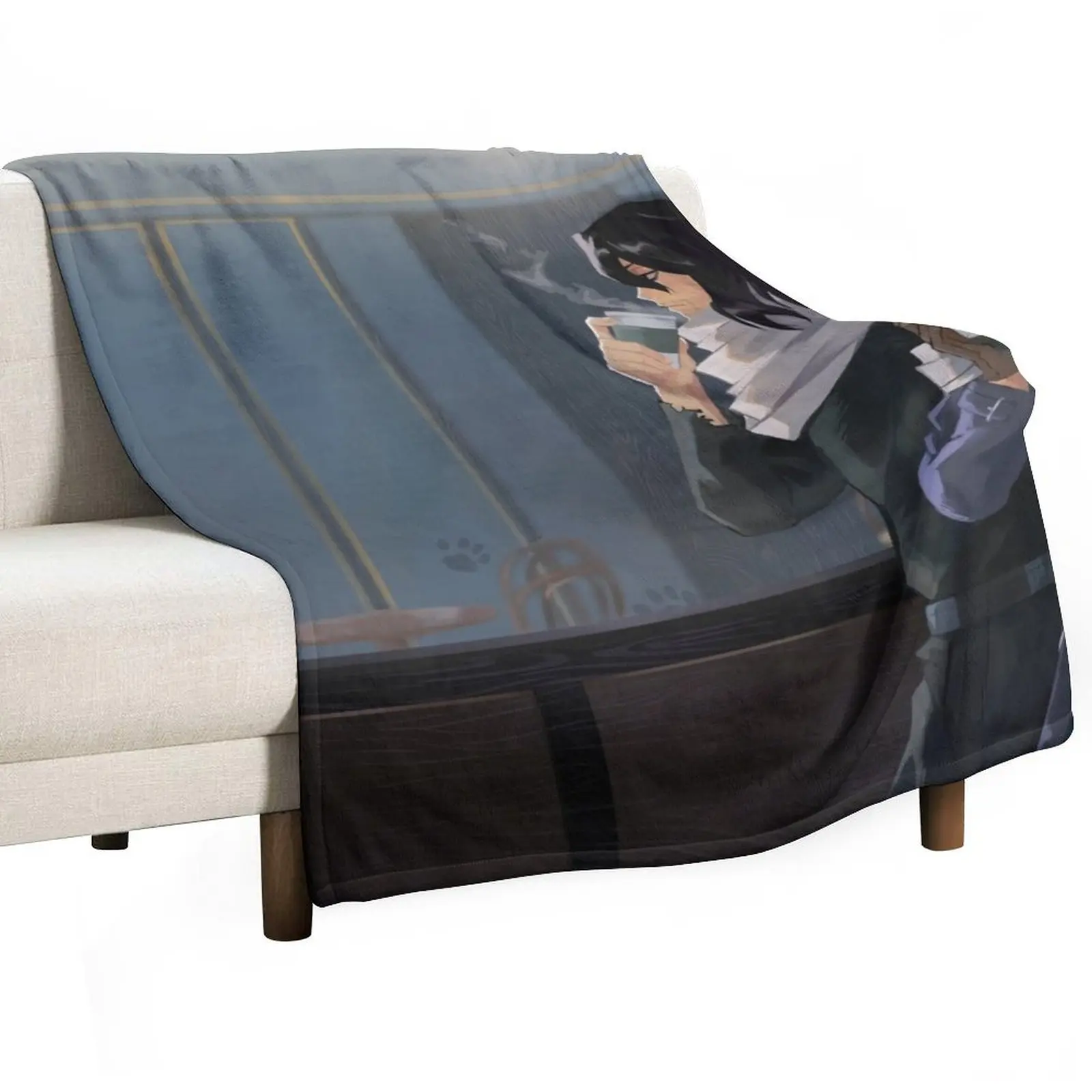 

Aizawa and Shinsou Cat Cafe Throw Blanket heavy to sleep Luxury Thicken for winter Blankets For Sofas Blankets