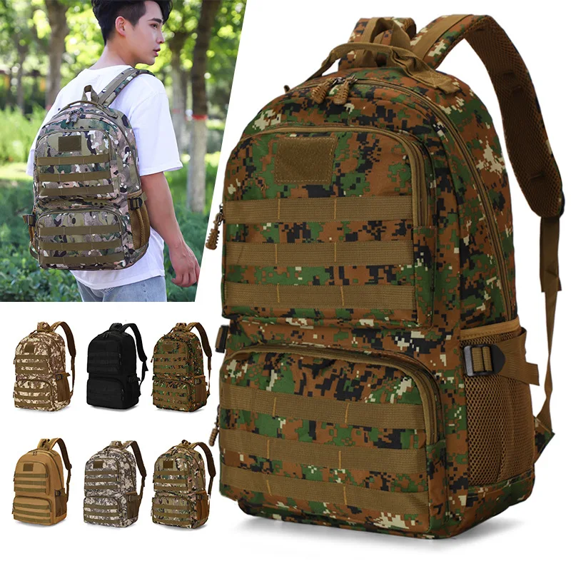 

New Large-capacity Камуфляж Backpack Men's Military Luggage Backpack Tactical Hiking Mountaineering Backpack