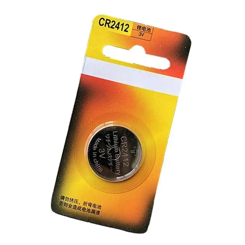 F62C CR2412 3V литийная кнопка Батарея идеально подходит для различных электронных применений для пользователей окружающей