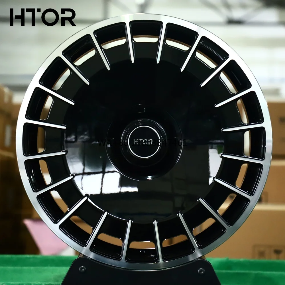 

HTOR Factory Price Forged Wheels Rims Full Face 20-24 Inch SUV Luxury Car 5X112 5X120 5X114.3 Machined Face Car Wheels