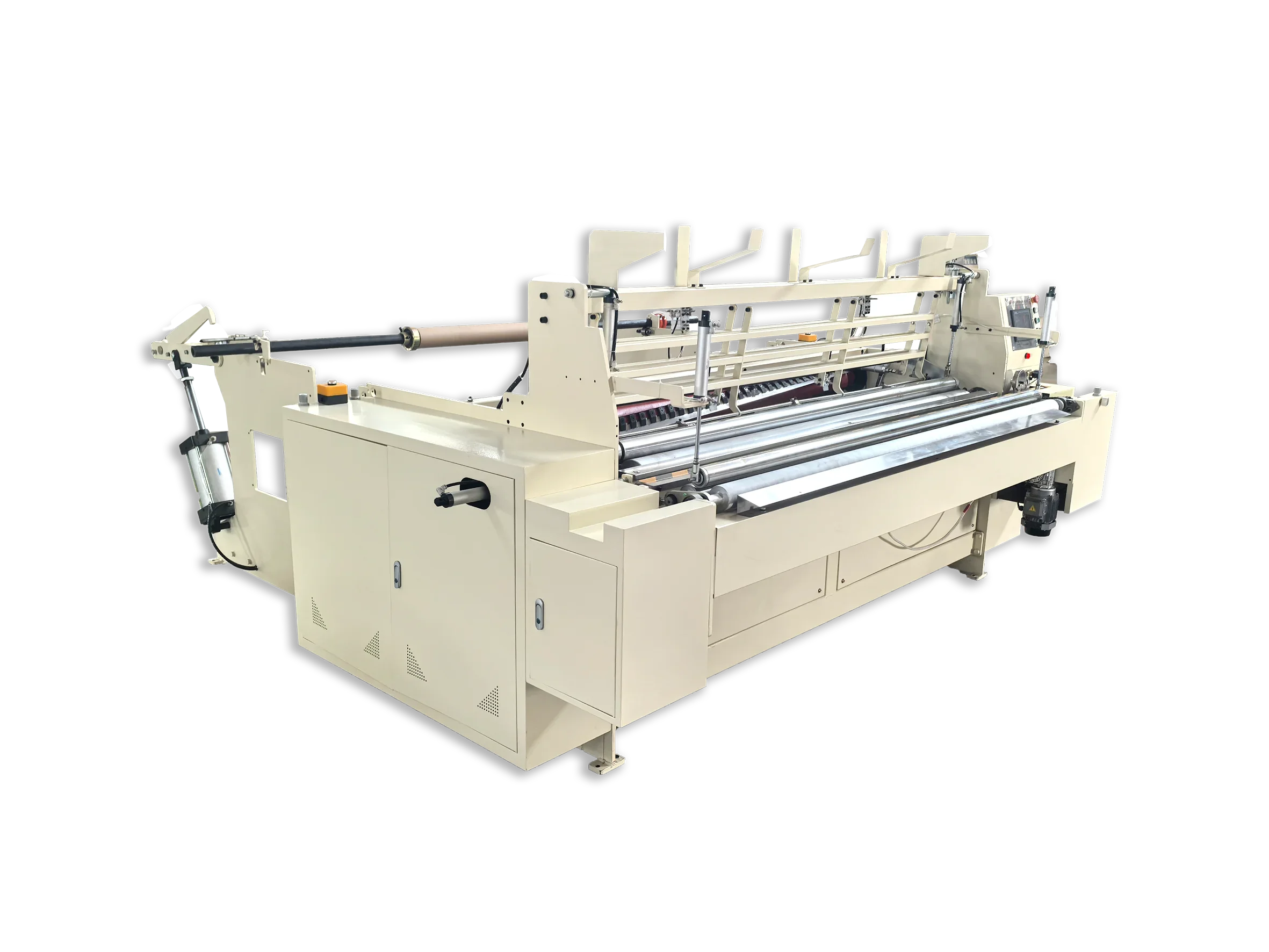 YG Customized 1800 Series Fully Automatic Toilet Paper Rewinder - High-speed Embossing And Cutting Paper Rolling Machine
