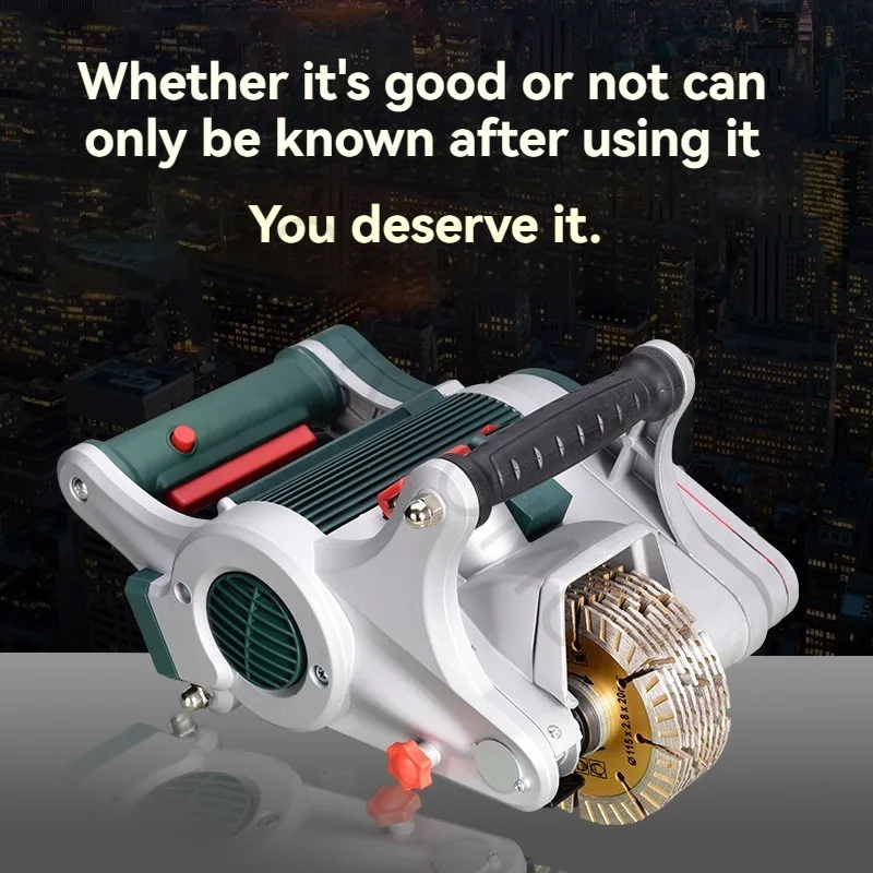 Wall Concrete Cutting Machine Professional Slot Cutting Dust-Free Cutting Machine Electrical and Plumbing Installation Tools view 4