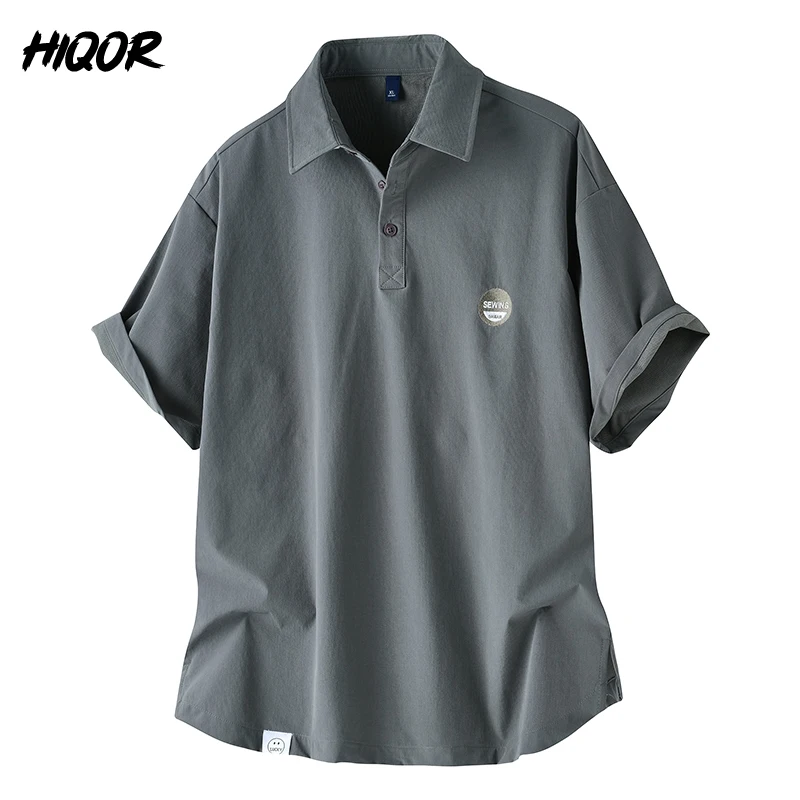 

New Cotton Linen Hot Sale Men Short-Sleeved Shirts Summer Solid Color Stand-Up Collar Casual Baggy Style Plus Size Male Shirts