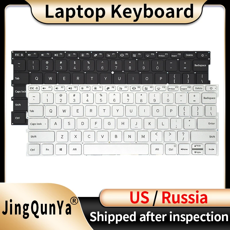 US/Russian Backlit Laptop Keyboard For XIAOMI Mi TM1703 TM1704 TM1604 TM1606 TM1607 TM1612 TM1613R 18408 Replacement