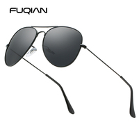 Classic Pilot Men Sunglasses Polarized Vintage Metal Ray Sun Glasses Women Mirror Colors Driving Male Shades UV400