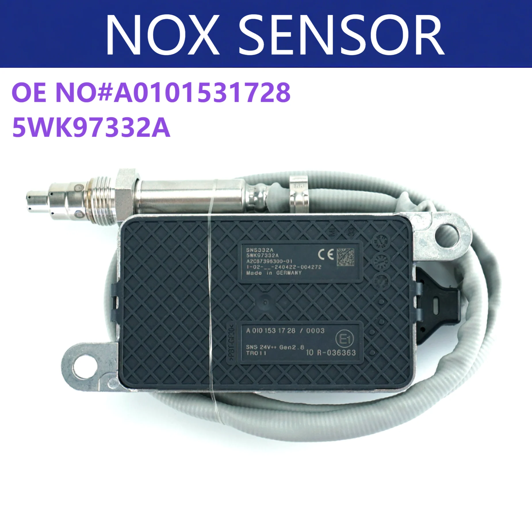 

5WK97332A A0101531728 0101531728 Оригинальный новый датчик оксида азота Nox для Mercedes-Benz, аксессуары для стайлинга автомобилей