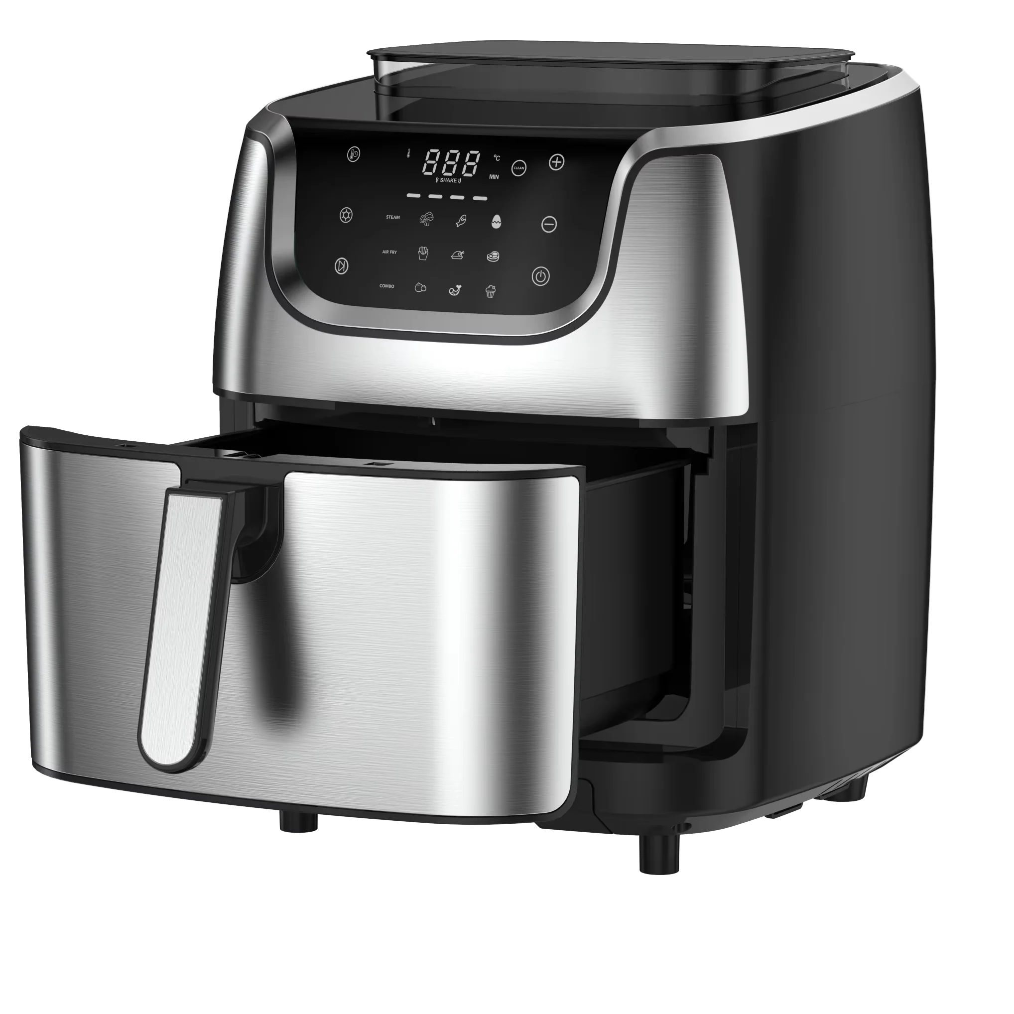 6L Careline Temperature Control Steam Air Fryer Easy And Healthy Cooking Digital Kitchen Appliances Smart Air Fryer Oven