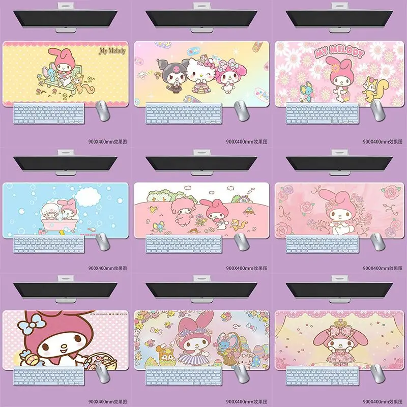 Kawaii Hello Kitty Muismat Leuke Cartoon Schrijftafel Pad Desktop Decoratie Vrouwen Levert Vrouwelijke Studenten Gift Groothandel
