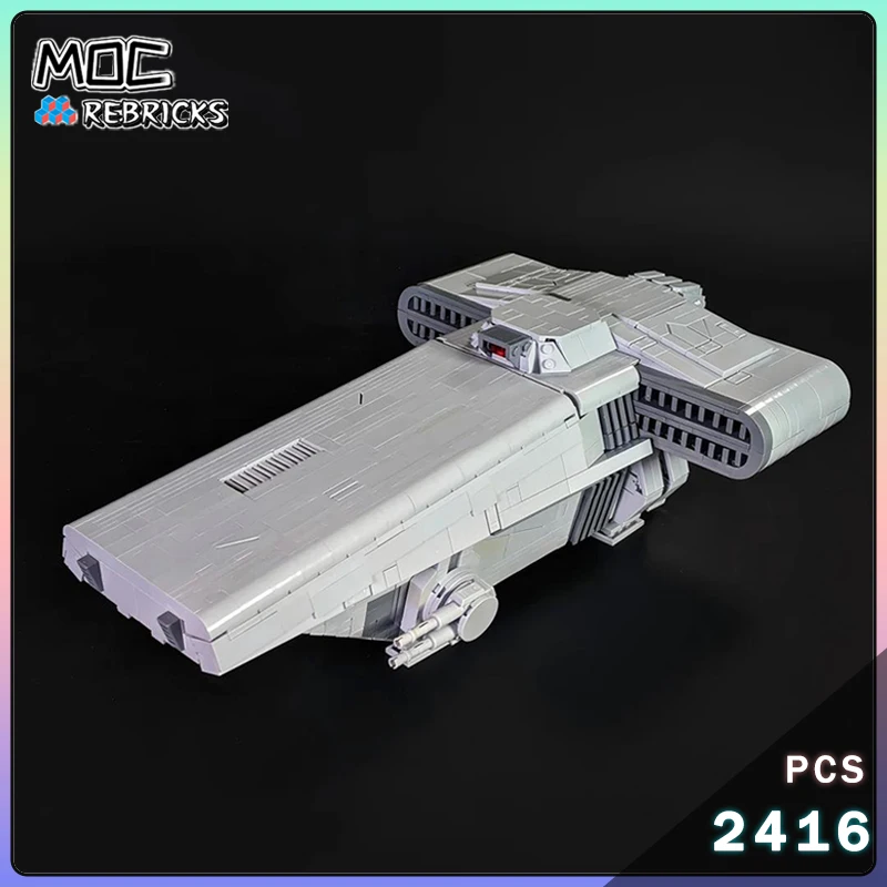 

MOC Space Cruiser Imperial Transport - Minifig Scale Model Building Blocks Assembly DIY Originality Bricks Boy Toy Holiday Gift